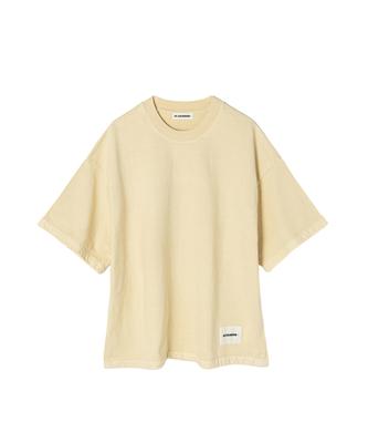 Jil Sander Creme J47GC0017JTN030 Herren T-Shirt [Gebraucht]