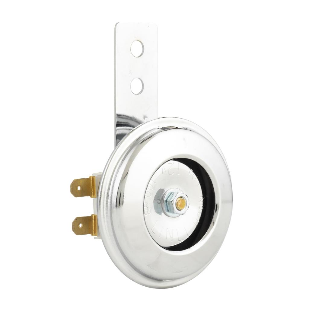 Kijima 304-8241 Mini Horn, 2.6 Inches (65 Mm), High Tone 380Hz, For 12 V Cars, Universal Chrome, Motorcycles