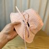 Grid Fisherman Hat, Women's Basin Hat, Large Brim, Sun Shading, Beach Bucket Hat, Panama Cap Y53