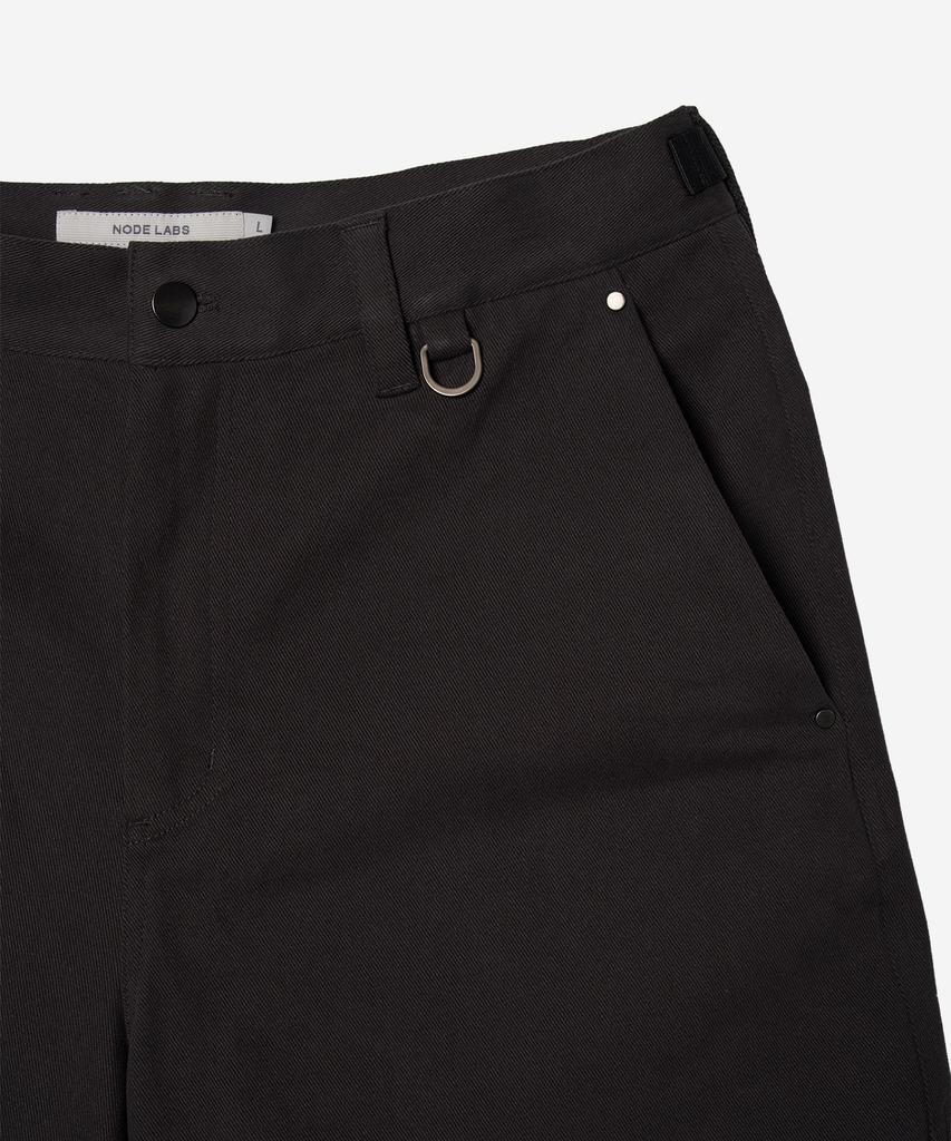 NODE LABS Dev:10 Curved Cotton Pants_Charcoal
