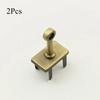 2 ks Kovová přezka s uzávěrem Módní dekorace na tašku Spona pro DIY Kabelku Tašku Peněženku Zavazadlo Kování Uzávěr Díly a příslušenství na tašku