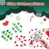 500Pcs/Roll Gift Sealing Stickers Xmas Tree Hat Stickers Self-Adhesive Label Decals for Holiday Envelope Invitations Cards Decor