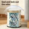 Odor-Sealing 12L Garbage Bin Press Type Living Room Dustbin Kitchen Trash Can  Garage Toilet
