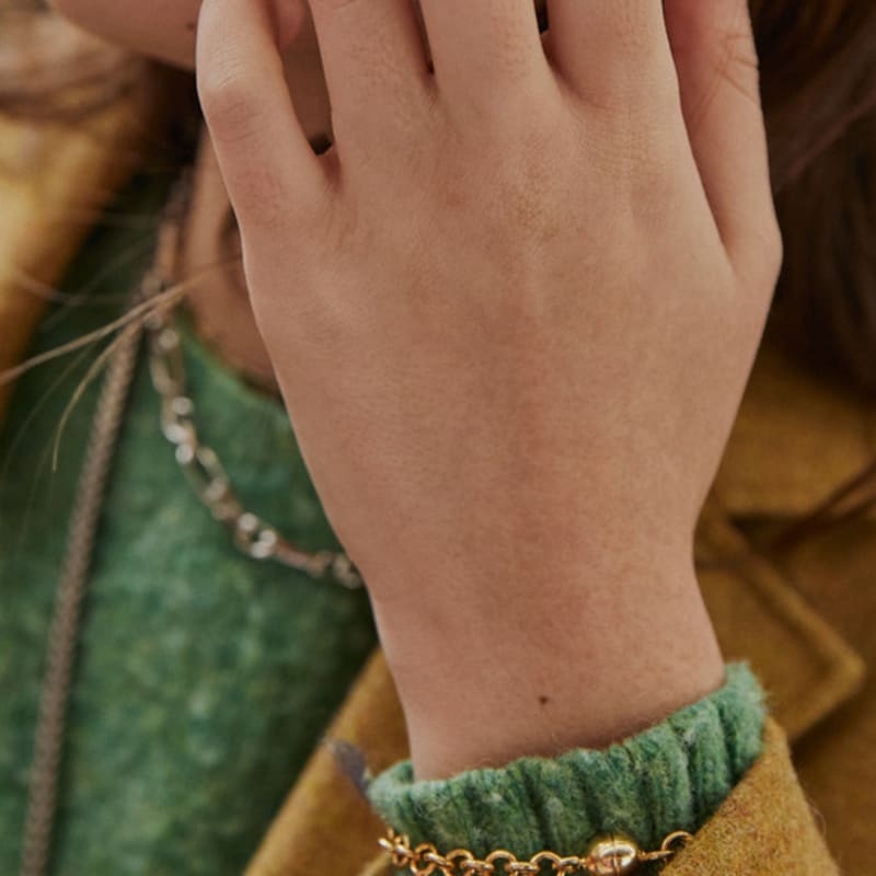 Pepe Zoo [Komodo] Rolo Gold Two-Way Bracelet/Necklace