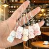 Kawaii Miffy Rabbit Keychains Anime Keychains for Bags Hanging Charm Cute Rabbit Pendants Animal Mobile Phone Chain Kids Gifts