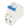 Circuit Breaker Mini 2P MCB DIN Rail Mount 6000A Breaking Capacity 400V 6A for Home Office