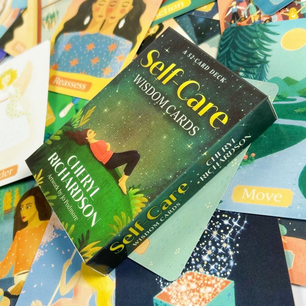 Self Care Wisdom Cards Tarot Deck Oracle Card Fate Divination Leisure Entertainment Family Gatherings Tarot Card Board Game