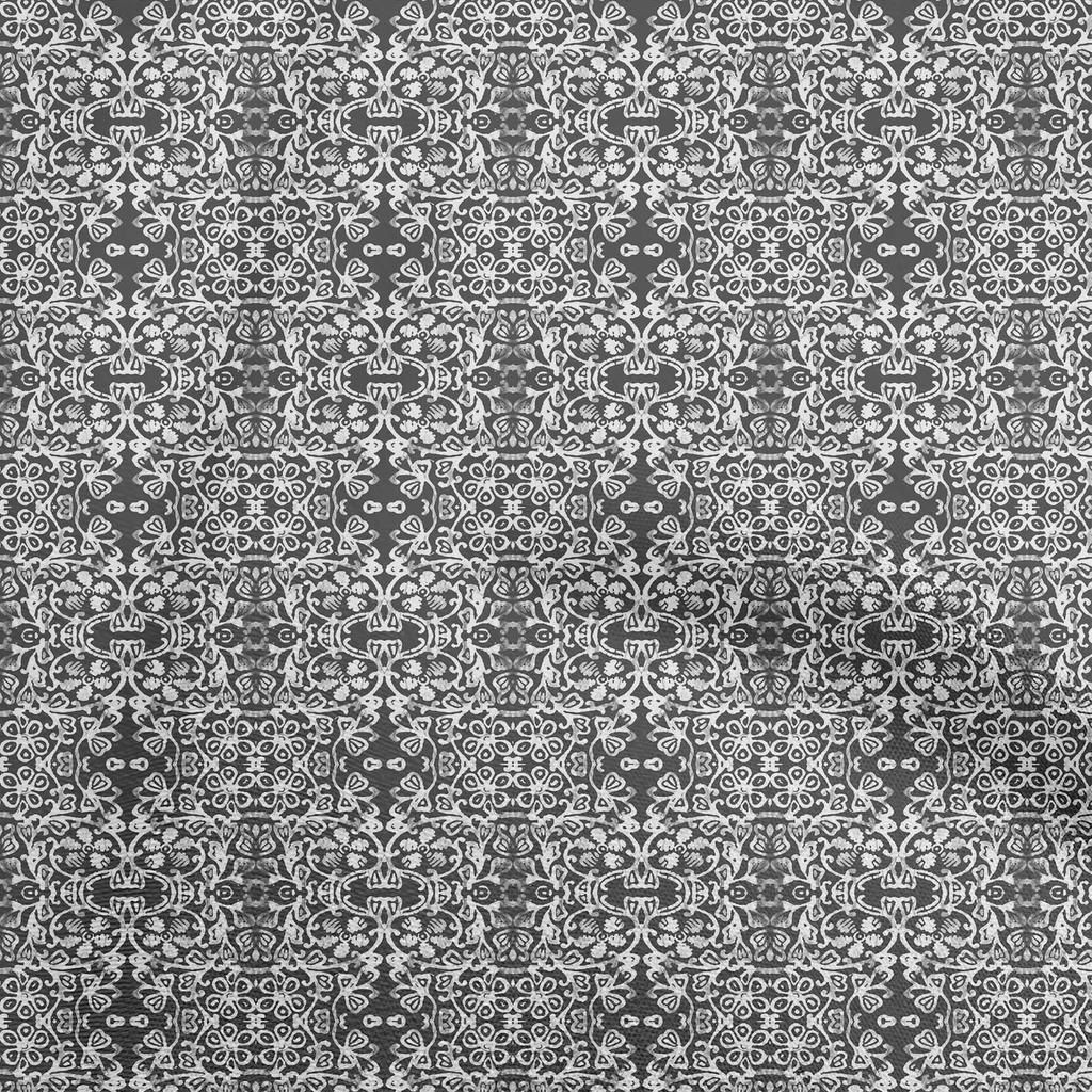 oneOone Cotton Poplin Brown Fabric Aian Batik Sewing Material Print Fabric By The Yard 42 Inch