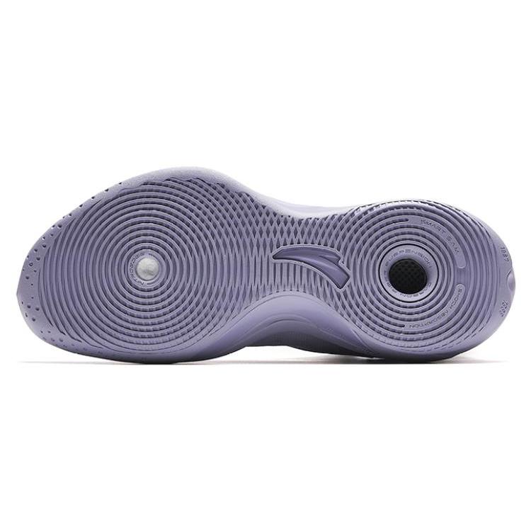 New Anta KT8 KT 8 Father And Son Anti Slip Wear Resistant Low Top Basketball Shoes Men's Purple Black 112331101-2