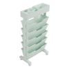 5 Tier Book Rack Multifunctional Removable Bookcase Multilayer Storage Rack for Dormitory   Classroom