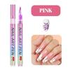 1/12Pc 3D Effect Nail Art Graffiti Pen Nail Tools DIY Colorful Nail Art Graffiti Pen Nail DIY Quick-drying Dot Flowers Liner Pen