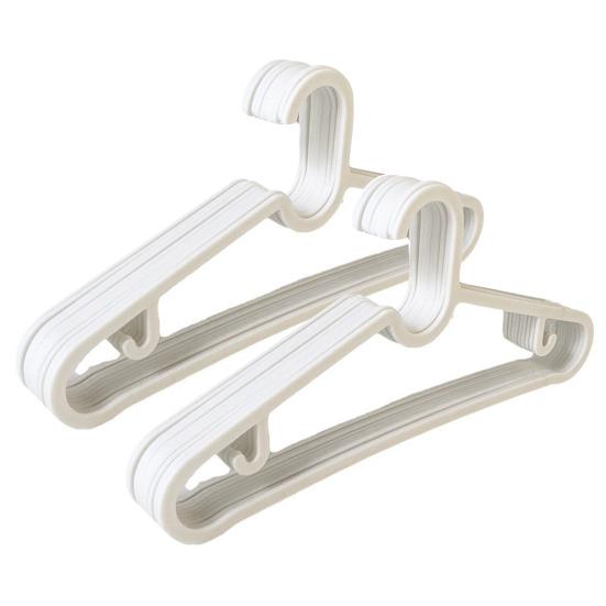 20Pcs Coat Hangers 11lb Load Capacity Non-Slip Design Solid Color Space-Saving