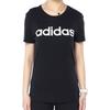 adidas Neo Letter Print T-Shirt Women Tops Black DM2064