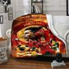 1pc Number 7 Soccer Blanket with Custom Name, Gift, for Men and Women, Soft Blanket, Good for Sofa Bed Couch Travel, Lightweight Flannel Blanket