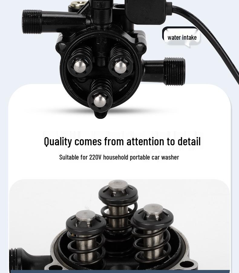 Morgana High-Pressure Car Washer Pump Head Assembly & Accessories Set