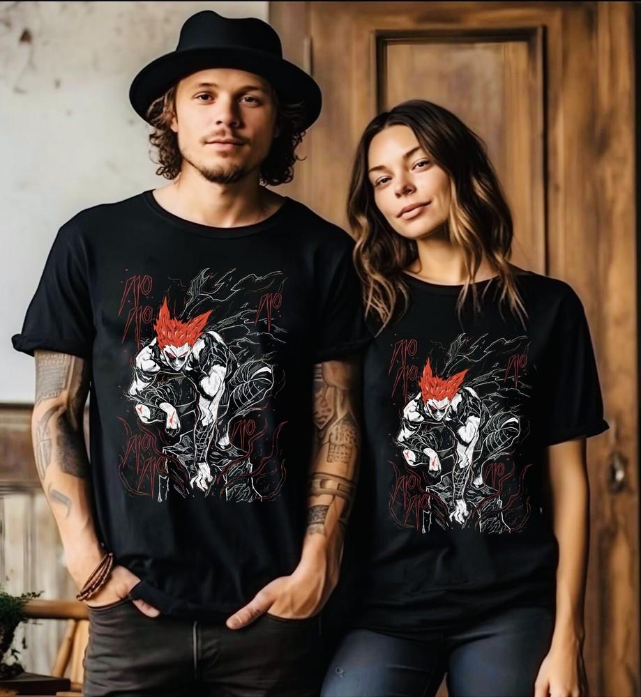 

Garou T-shirt One Punch Shonen King Horror Anime Manga Black Tee Shirt All Size 2XL