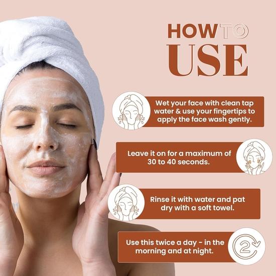 WildOak Coffee Face Wash | 3% Glycolic & Salicylic Acid | Anti-Acne, Oil Control | Sulphate-Free Face Cleanser| For Men & Women | 100ml