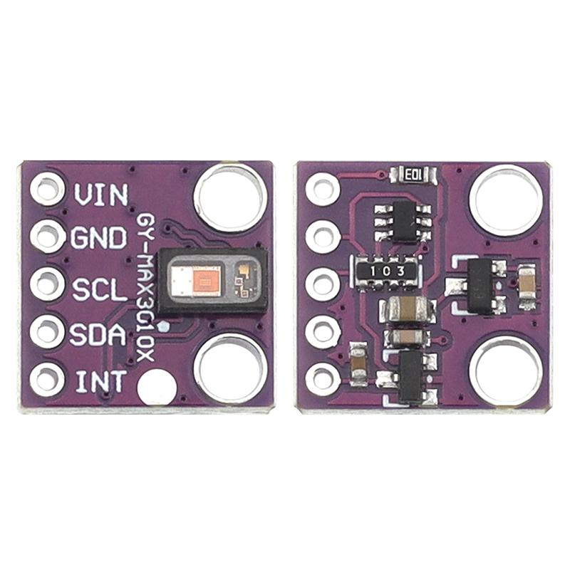 GY-MAX30102 sensor module for heart rate, pulse, and blood oxygen concentration