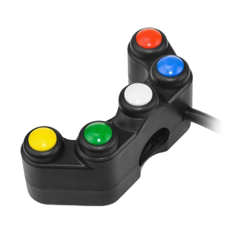 Motorcycle For Turn Signals, Horn Headlights Five-Position Handlebar Switch Electric Vehicle Modification