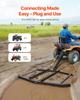 Drag Harrow 72" Width Tow Behind Drag Harrow Steel Gravel Grader ATV UTV