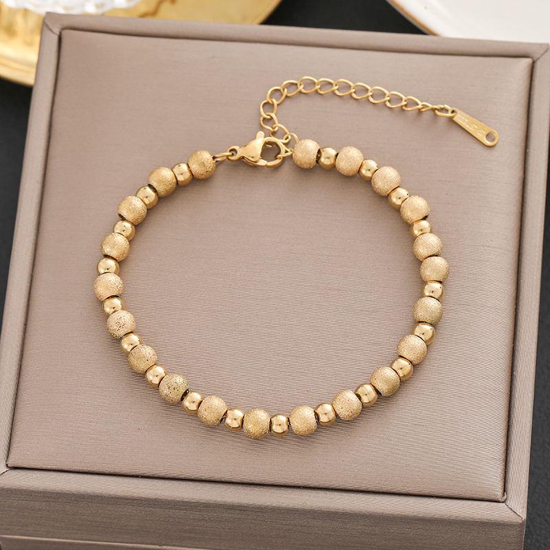 Women's Fashion Titanium Steel Bracelet: Elegant Japanese & Korean Design, Non-Fading Stainless Steel, Versatile Jewelry.