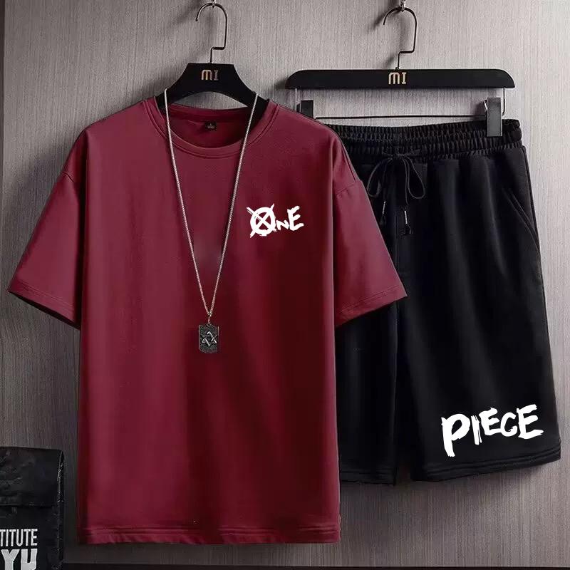 

Летние короткие мужские костюмы, спортивные мужские комплекты, футболка, шорты, высокое качество, один мультяшный принт, спортивный костюм, мужская одежда, новая XS