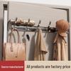 Heavy Duty No-Drill Adhesive Hooks for Bathroom & Door - Seamless Wall-Mounted Coat Rack