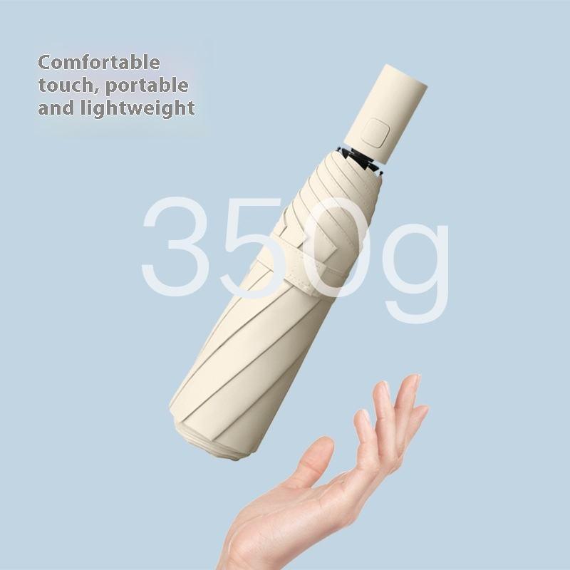 Automatic Umbrella 8 Bone Double Keel Sunshine And Rain Dual-purpose Sun Umbrella Sunshade And Anti UV Automatic Folding