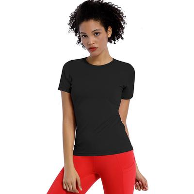 BUBBLELIME Polyester Upf50+ Sports Round Short Sleeve T-Shirt Exercise Jogging Tennis Golf Sports Short Sleeve_E09