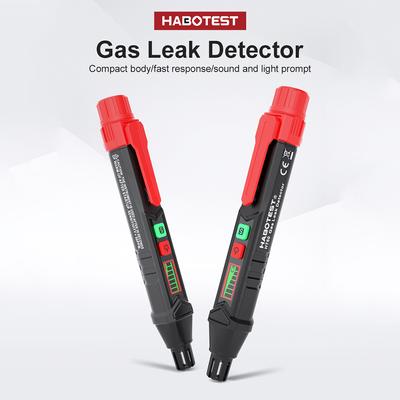 HABOTEST HT60 Draagbare gaslekdetector Handbediende brandbaar gasdetector met hoorbaar en visueel
