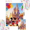 Diamond Mosaic Painting Art Kit Mickey Minnie Castle Handmade DIY Home Decor