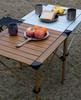 Outdoor Camping Aluminum Roll Table Foldable Compact Lightweight Load Capacity 80kg Heat Resistant Matte Comes with Storage Bag [iClimb] Table/Desk