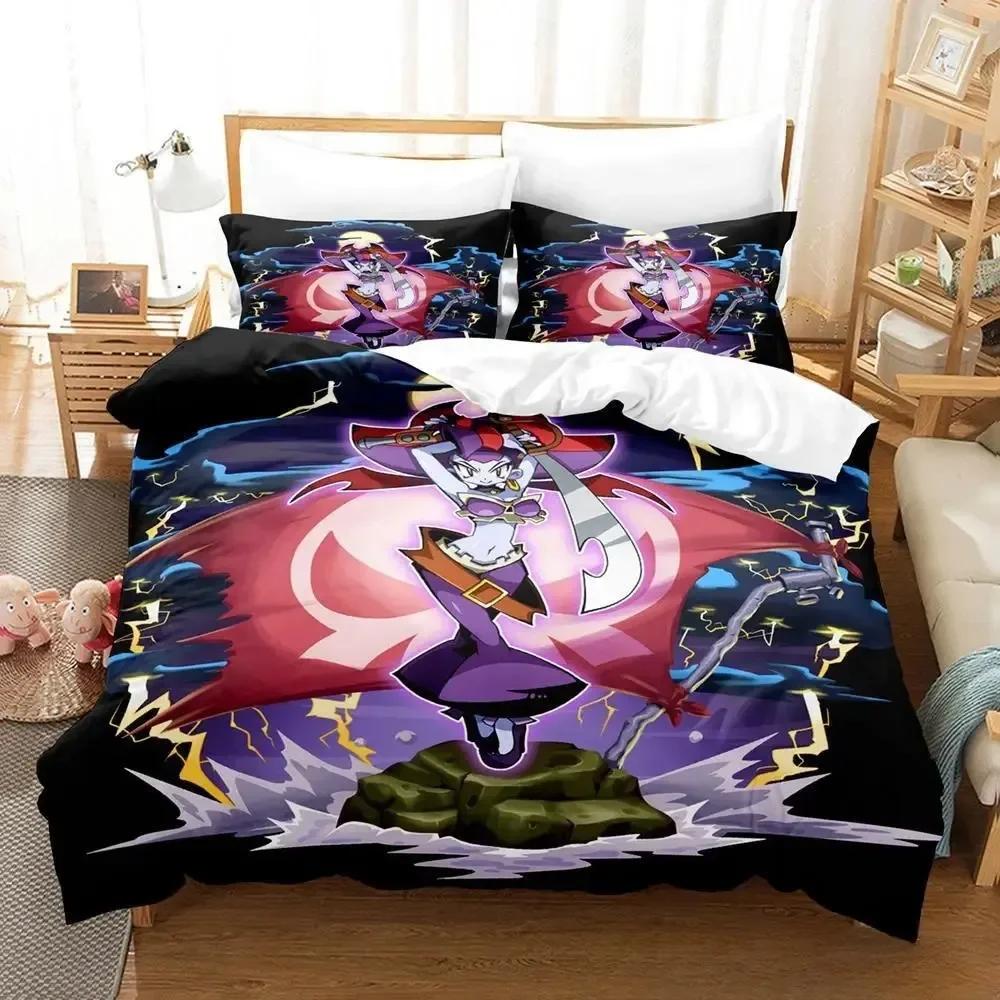 New Shantae Half-Genie Hero Beding Set Single Twin Ful Quen King-Sized Dimensionsd Dimensions Bed Linen Set Adult People Kid Bedrom Duvetcover Sets 3D