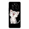 Funda For Honor Magic7 Pro Case Cute Cartoon Black Silicone Soft Phone Cases For Honor Magic 7 Pro Back Cover Case 7Pro Coque