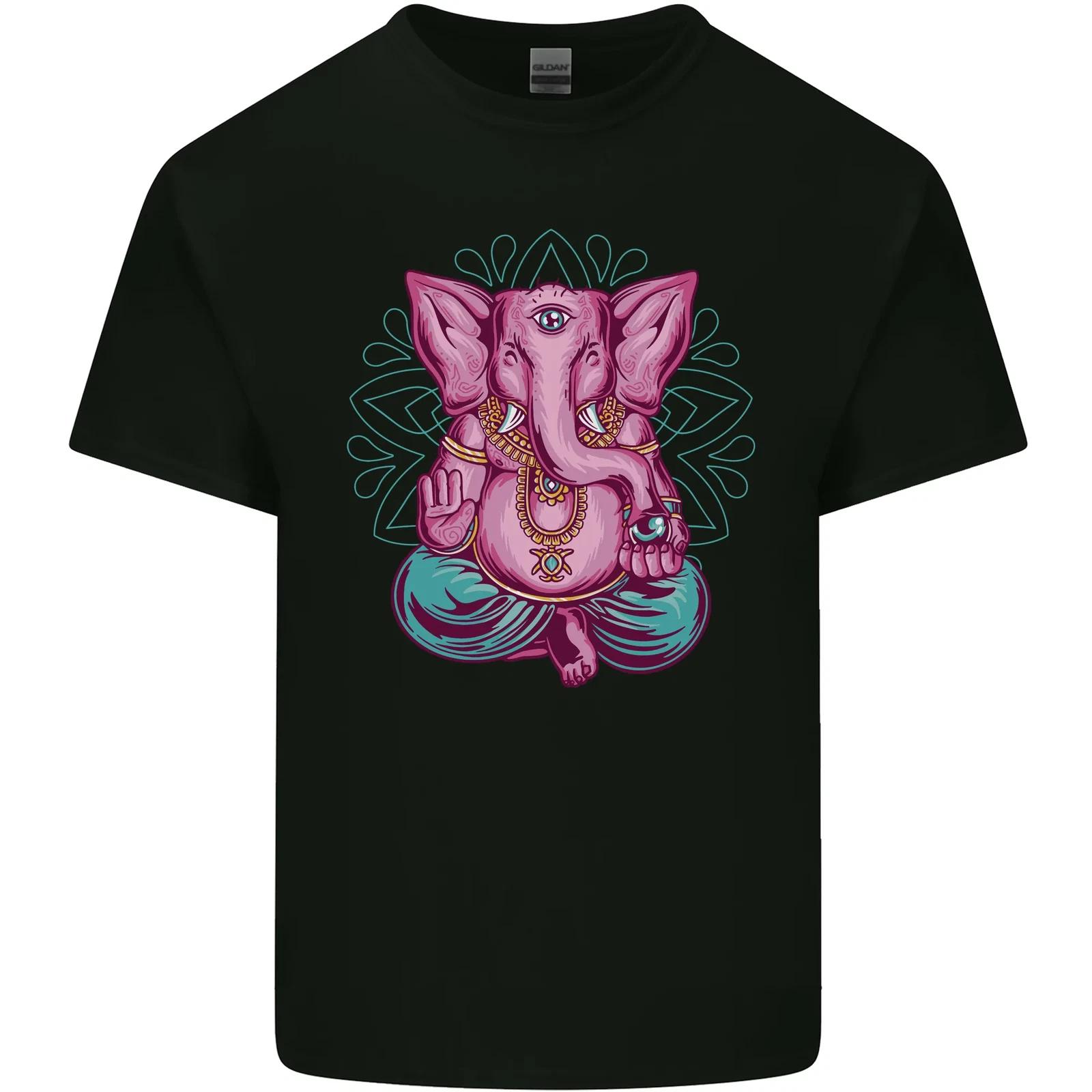

A Meditating Elephant Yoga Spiritual Kids T-Shirt Childrens 4XL