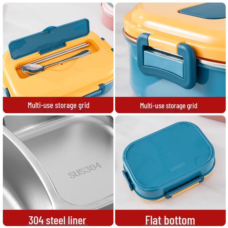 Kids 304 Stainless Steel Insulated Lunch Box