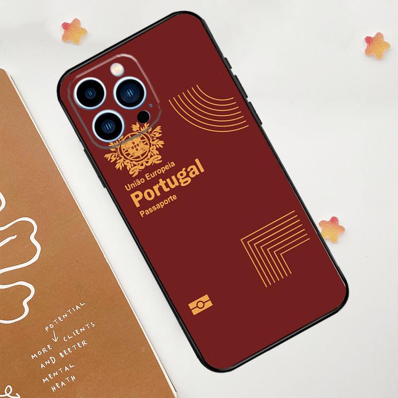 Portugal Flag Phone Case For iPhone 17 Pro Max 14 11 15 16 Pro Max 13 12 mini 16 Plus 16e 17 Air Funda