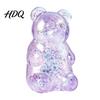 Stress Relief Gadget Mini Clear Bear Squeeze Toy, Sitting Sensory Desk Toy Soft Stretchy Sugar Ball Fidget Party Favors Kids