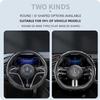 Suitable for Mercedes-Benz Carbon Fiber Texture Steering Wheel Cover Snap-On Wave-Shaped Sports Design Protective Case V G S a E C Class Gle Glc