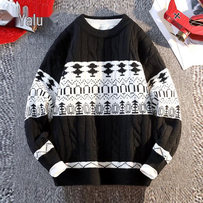 Ya Lu Men s 3D Print Loose Fit Long Sleeve Pullover 4XL