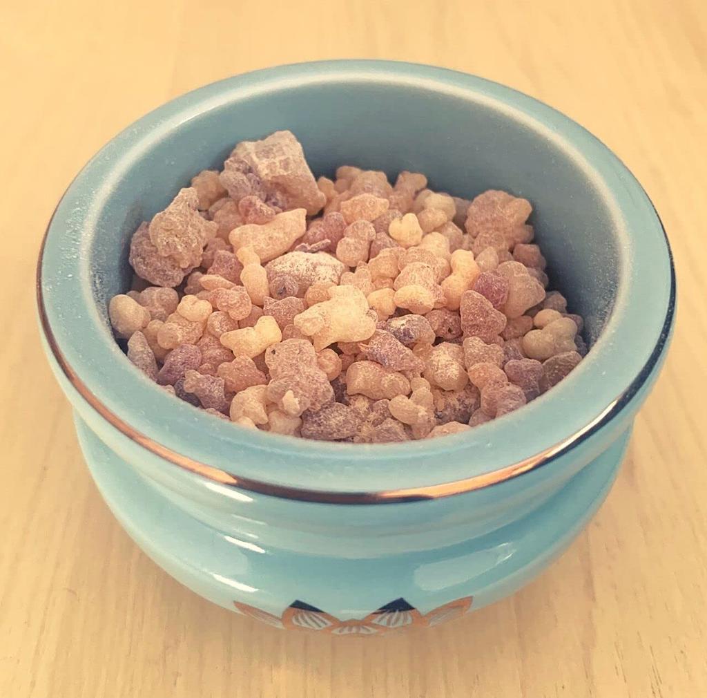 Juicy Spicy Frankincense Resin Incense, 100% Natural (50 grams) for Spiritual and Religious Rituals, Reiki, Yoga, and Clea