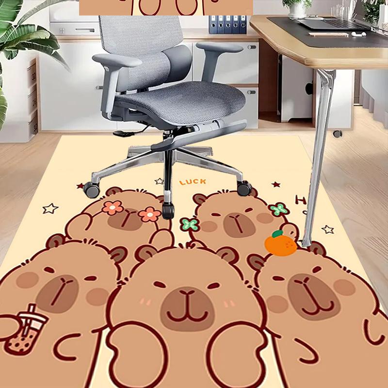 Bear Friends Carpet For Playroom Bedroom Living Room Sofa Home Decorkids Game Area Rug Nonslip Floor Mat
