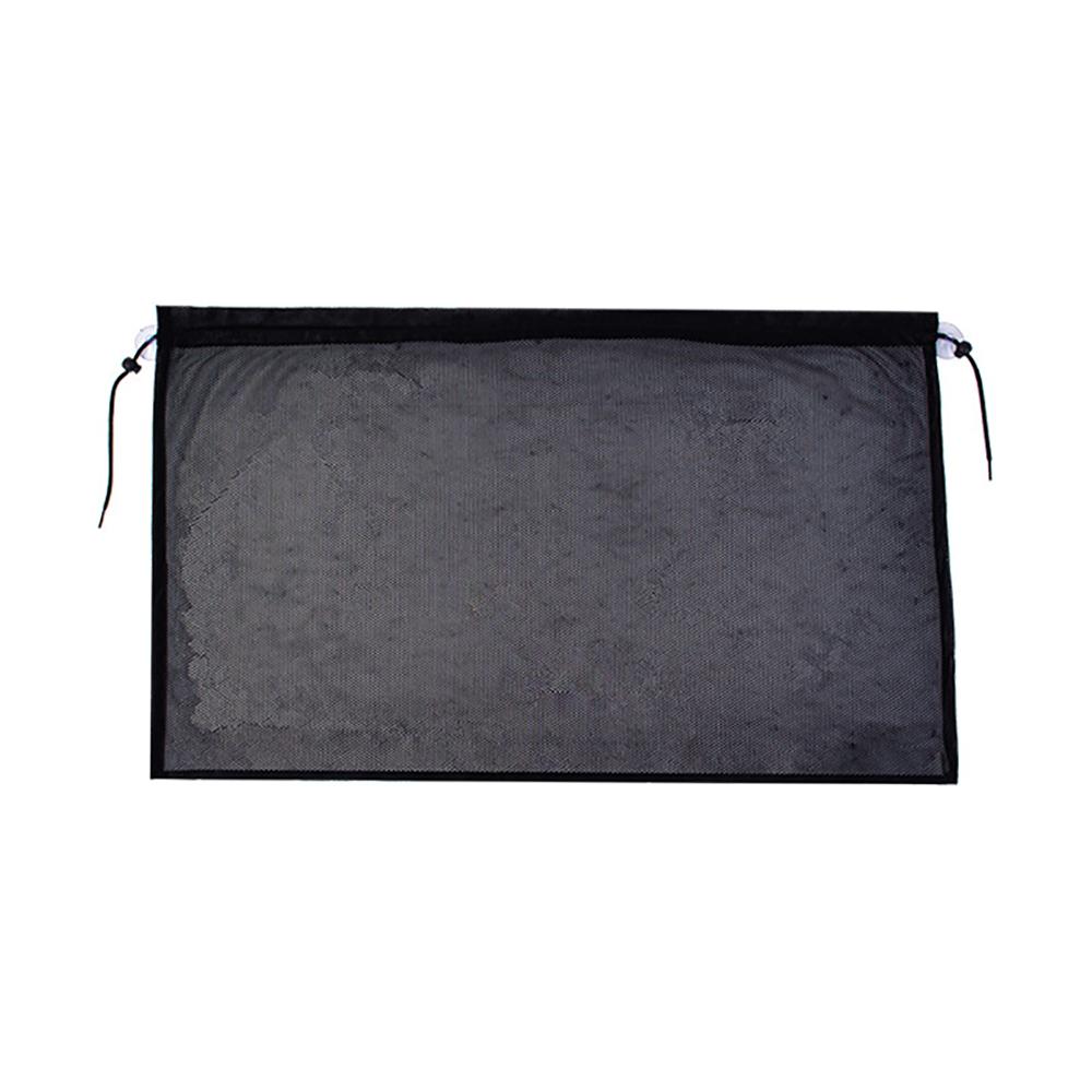 Car Suction Cup Mesh Curtains Summer Auto Side Window UV Protection Sunshade Curtains Car Sunscreen Thermal Insulation Sunshade чёрный