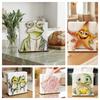 Wooden Animal Tissue Holder Desktop Napkin Storage Organizer Starfish Shape Paper Towel Dispenser for Home Office Use