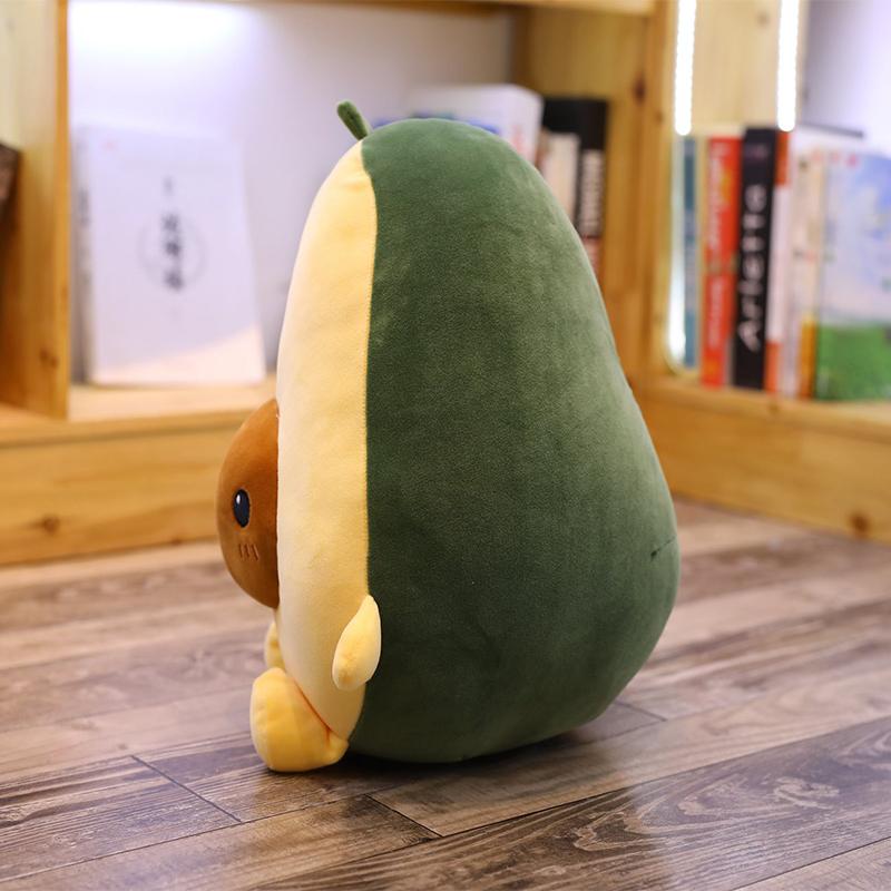 30CM/40CM Kawaii Avocado Stuffed Plush Toy Stuffed Doll Pillow Children's Christmas Gift Cartoon Avocado Fruit Home Decoration