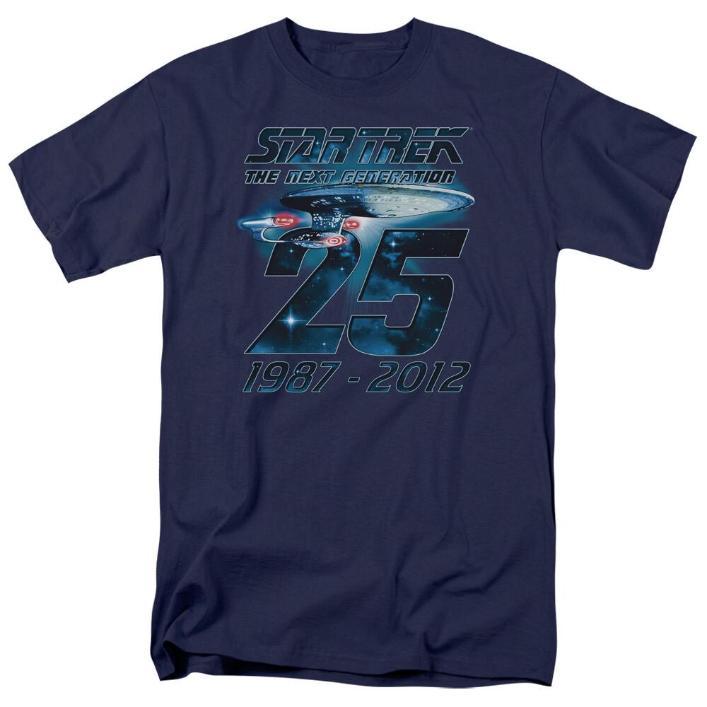 

Star Trek Enterprise 25 T Shirt Licensed Sci-Fi TV Classic Tee New Navy Blue XXL