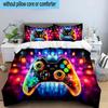 Game Night Adventure 3pcs Bedding,Including 1pc Duvet Cover And 2pcs Pillowcases Perfect for Christmas,Ideal for Bedroom, Dormitory