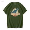 Dinoco Oil 1930 Vintage Womens T Shirt Long or Short Sleeves Vintage Washed Homme Soft Stylish Slightly Streetwear Fashion