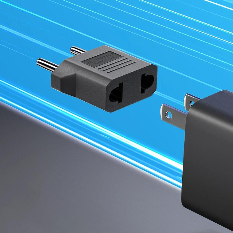 Adapter Type C Plug Electrical Sockets AC Outlet Plug To US USA Plug Socket Travel Charger Converter