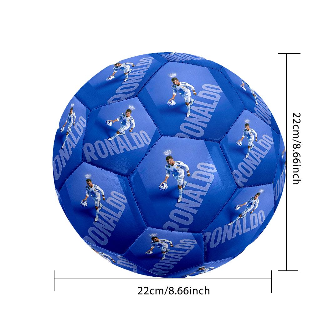 Cristiano Ronaldo23 Taglia 5 Calcio Pallone da Calcio Cucito a Macchina Universale per Interni/Esterni Ideale per Appassionati di Calcio